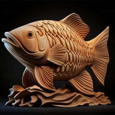 3D model Southern afiosemion fish (STL)